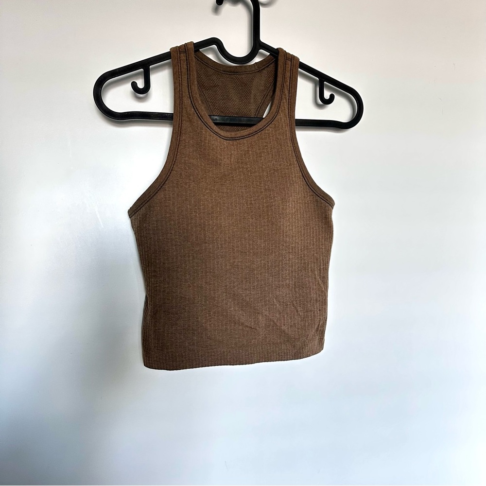 Lululemon Ebb to Street Cropped Racerback Tank Top